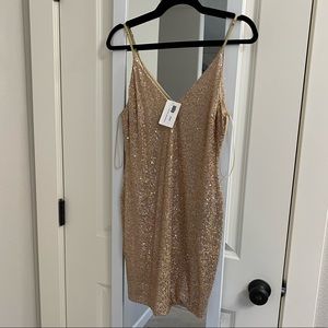 Lovely Day - NWT sequin vneck bodycon